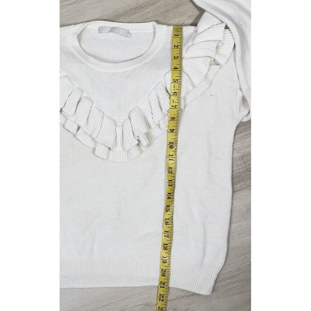 One Grey Day Women’s Ruffle Detailed Cardigan. Size: M - Picture 5 of 7